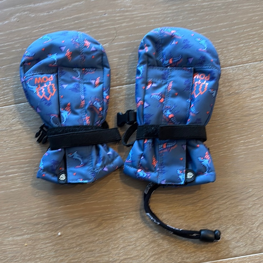 Infant Blue Mittens